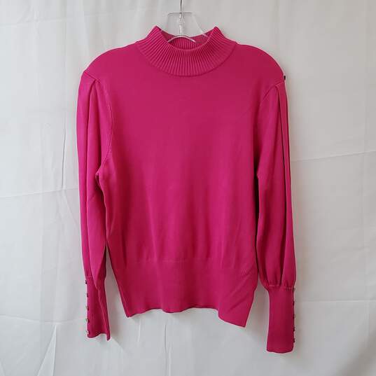 Joseph A. Brilliant Rose Pink Sweater Size Petite Medium image number 1