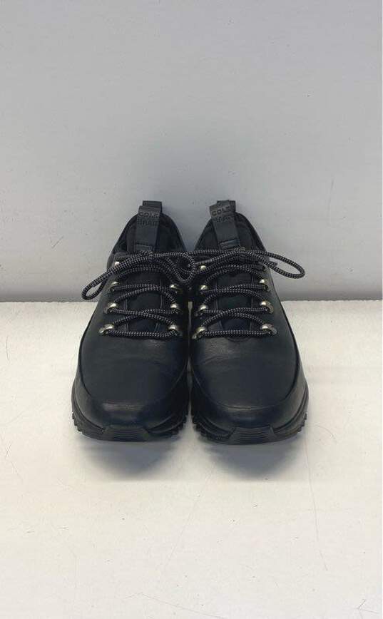 Cole Haan Grand Explore Black Leather Lace Up Sneakers 8.5 B image number 2