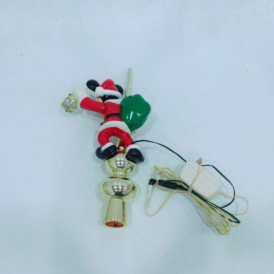 VTG 1994 Mr. Christmas Disney Mickey Mouse Lighted Animated Tree Topper image number 3