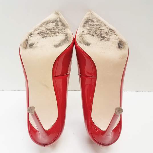 Steve Madden Vala Red Patent Leather Heels Women's Size 8 M image number 5