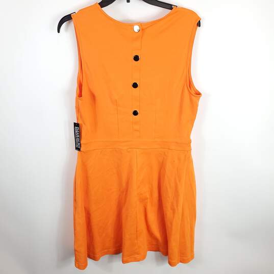 New York & Company Women Orange Dress L NWT image number 2