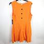 New York & Company Women Orange Dress L NWT image number 2
