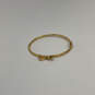 Designer Kate Spade Gold-Tone Fashionable Hinged Clasp Cuffed Bracelet image number 3