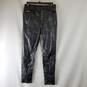 Express Women Black Leather Jeans Sz 6 NWT image number 1