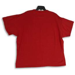 Disney Mens Red Graphic Print Crew Neck Short Sleeve Pullover T-Shirt Size 3XL alternative image