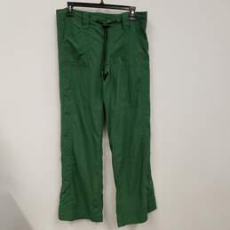 NWT Mens Green Pockets Outdoor Wide Leg Snowboarding Snow Pants Size M