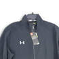 NWT Mens Black Long Sleeve Water Resistant Windbreaker Jacket Size M image number 3