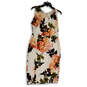 NWT Womens Multicolor Floral Sleeveless Knee Length Sheath Dress Size 14 image number 1