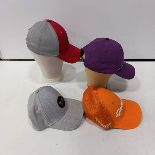 4PC Taylor Made Assorted Baseball Cap Style Hat Bundle image number 4