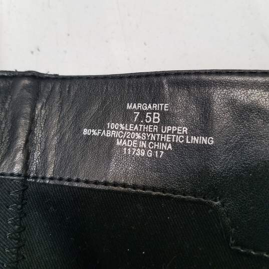Lauren Ralph Lauren Leather Margarite Boots Black 7.5 image number 7