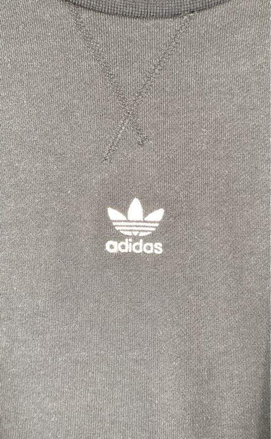 Adidas Black Crewneck Sweatshirt - Size Medium image number 2