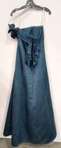 Women's Sheer Evening Wedding Gown Size 10 image number 2