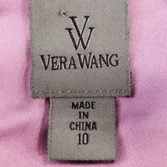Vera Wang Women Purple Dress Sz 10 image number 5