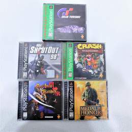 Lot Of 5 Sony PS1 Games