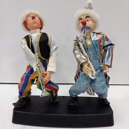 Vintage Sonic Controlled Jazzy Clown Brothers Table Decor IOB alternative image