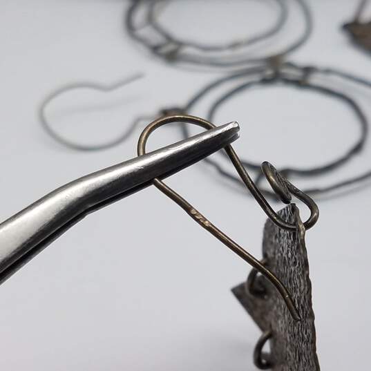 Sterling Silver Dangle Earrings Bundle 16.8g image number 5