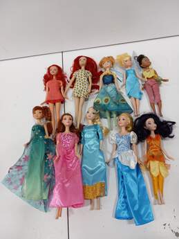 10PC Assorted Disney Fashion Play Doll Bundle