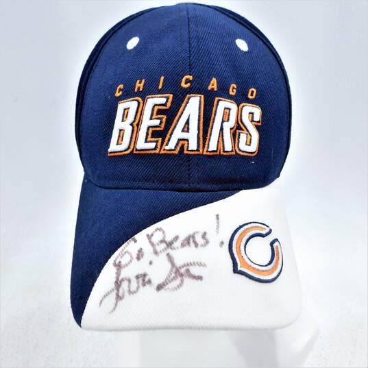 Lovie Smith Autographed Chicago Bears Hat image number 1
