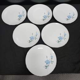 Set of 6 Noritake Sylvia 6603 Dinner Plates alternative image