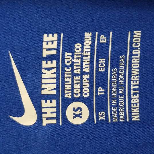 Nike Women Shirt Blue XS image number 3