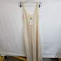 Zara ivory beaded sleeveless sheath maxi dress XS nwt image number 2
