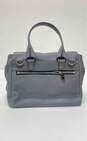 Milly Pebble Leather Convertible Satchel Backpack Grey image number 2