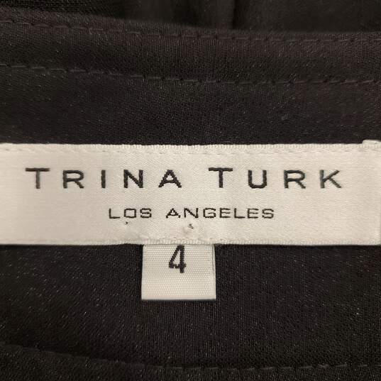 Trina Turk Women Black Pants Sz 4 image number 3