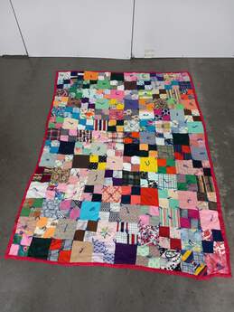 Multicolor Patchwork Quilt Full/Double 58"x78"