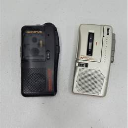Olympus Pearlcorder S924 & RCA Fast Playback Micro Cassette Tape Recorders