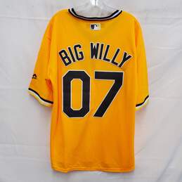 Majestic Gold MLB Pittsburgh Pirates %07 Big Willy Jersey Size MM alternative image