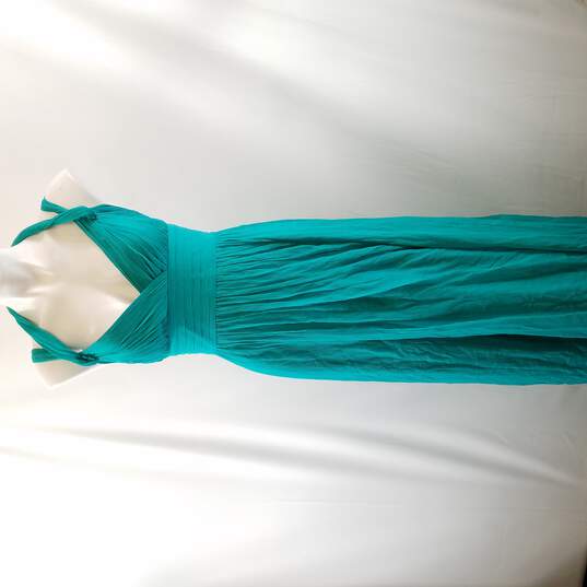 BCBGMaxazria Women Blue Dress Size 12 NWT image number 1