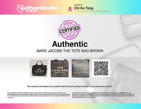 Marc Jacobs THE TOTE BAG BROWN image number 9