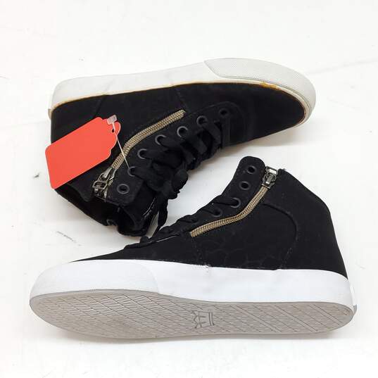 Supra Cuttler High Top Sneaker Black / White Size 5 image number 3