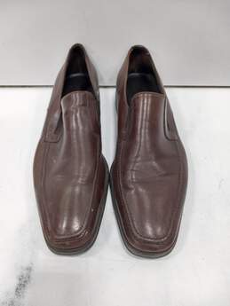 Bruno Magli Slip On Brown Leather Dress Shoes Size 12
