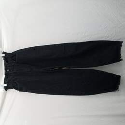 Oak + Fort Women's Black Cropped Slouchy Jeans Sz M NWT