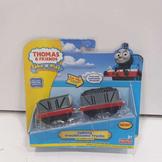 Fisher-Price Thomas & Friends Take-n-play Talking Troublesome Trucks NIP image number 1