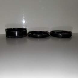 Untested 3 Lens Caps (2 Front, 1 Rear) Canon & Nikon P/R alternative image