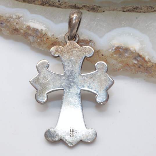 James Avery Sterling Silver Cross Pendant - 7.00g image number 3