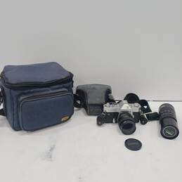 Yashica TL Electro X 35mm Film Camera w/ Bag & Accessories