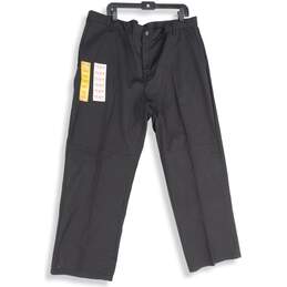 NWT Dickies Mens Black Slash Pocket Double Knee Ankle Pants Size 42x30