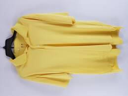Adidas Men Yellow Polo Shirt L