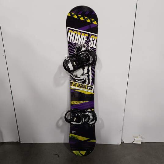 Rome SDS Purple/Green Snowboard Poster Mania 85 156 image number 1
