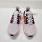 Adidas UltraBoost 22 White Turbo Indigo Running Shoes Women's Size 8.5 image number 2