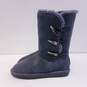 Bearpaw 917W-Jade Gray Suede Shearling Boots Women's Size 9 M image number 3
