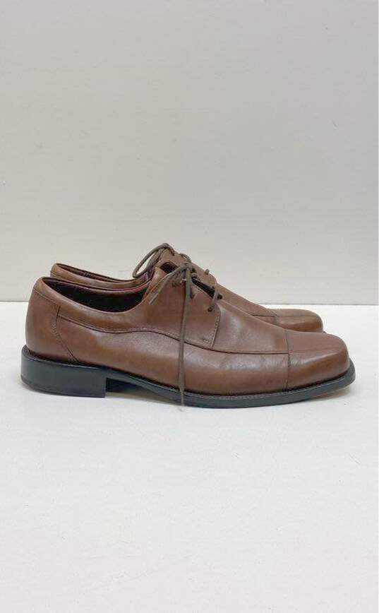 Johnson & Murphy Leather Lace Up Shoes Brown 10 image number 1