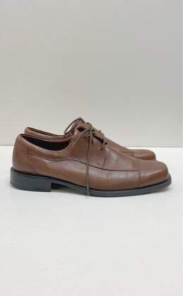 Johnson & Murphy Leather Lace Up Shoes Brown 10