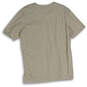 Mens Gray Heather V-Neck Short Sleeve Pullover T-Shirt Size X-Large image number 2