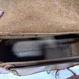 Bundle Of 2 Brown Embossed Handbags & 1 Brown Wallet alternative image