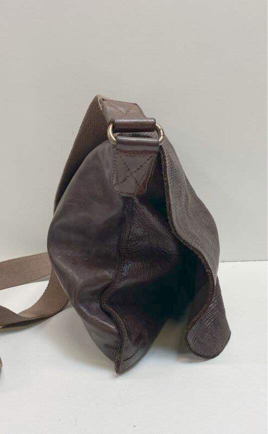 Campomaggi Teodorano Italy Brown Leather Crossbody Bag image number 6