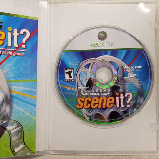 Scene It? Xbox 360 Game Complete w/Wireless Controllers & Dongle image number 2